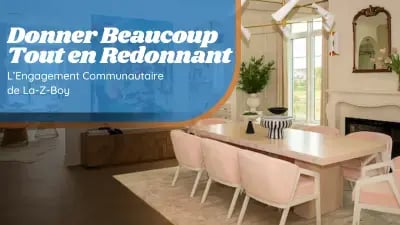 Donner beaucoup tout en redonnant : L'engagement communautaire de La-Z-Boy Ottawa, Kingston et Gatineau