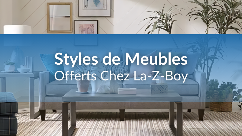 Styles de Meubles Offerts Chez La-Z-Boy