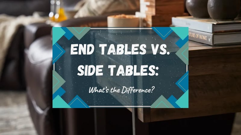 Tables d'extrémité et tables d'appoint : Quelle est la différence ?