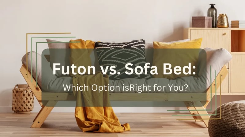 Futon ou canapé-lit : quelle option de mobilier vous convient le mieux ?