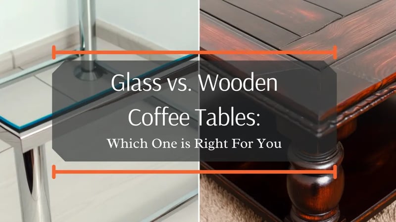 Tables basses en bois ou en verre (et tables de salle à manger)
