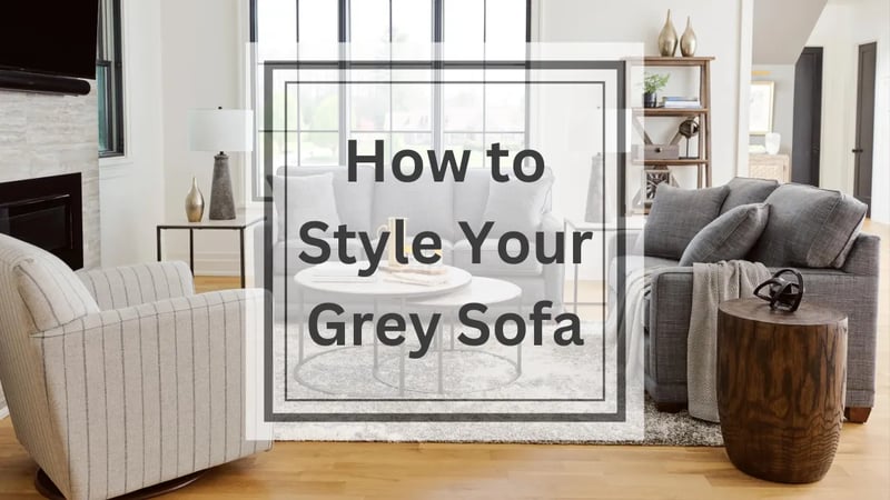 Comment styliser votre canapé gris