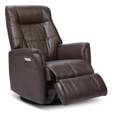 Muru Large Power Swivel Glider Recliner w/ Power Headrest