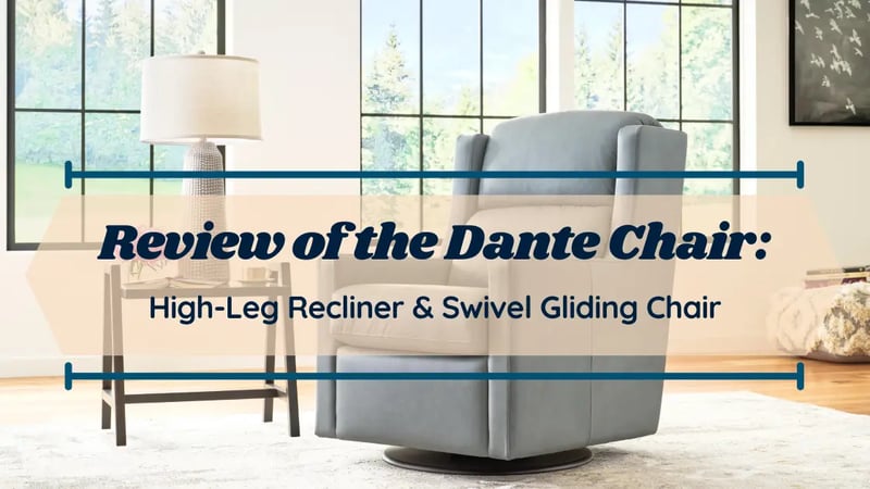 Examen du fauteuil Dante de La-Z-Boy : Glissière pivotante et fauteuil inclinable à pieds hauts