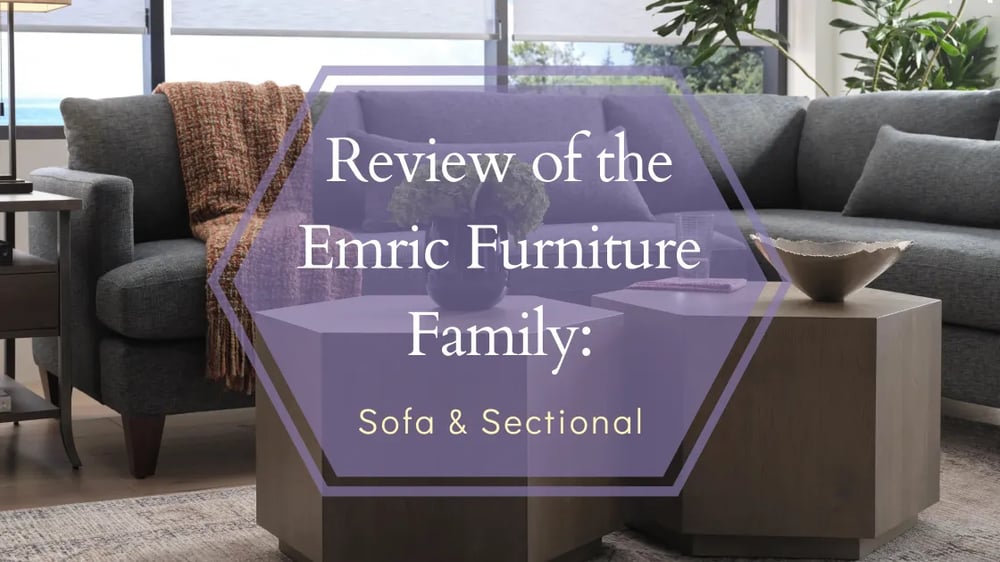 Revue de la famille de meubles Emric