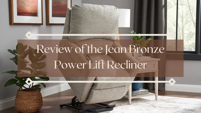 Critique de La-Z-Boy's Jean Bronze Power Lift Recliner
