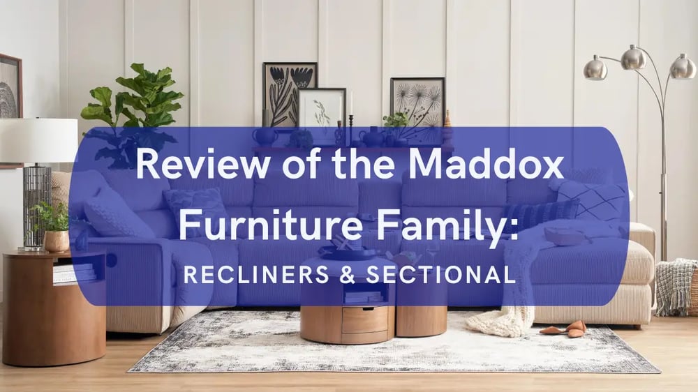 Examen de la famille de meubles Maddox