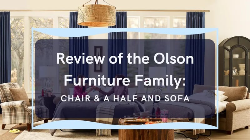 Examen de la famille de meubles Olson de La-Z-Boy : chaise et demi et canapé