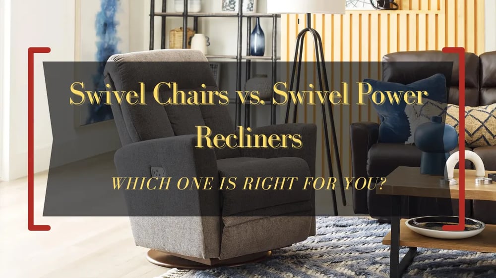 Fauteuil pivotant vs fauteuil inclinable pivotant