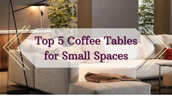 Tables basses pour petits espaces