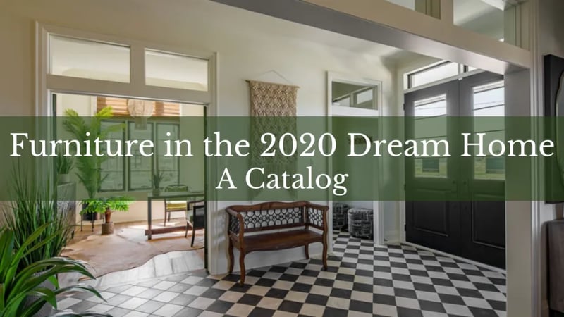 Un catalogue des meubles de la maison du CHEO 2020