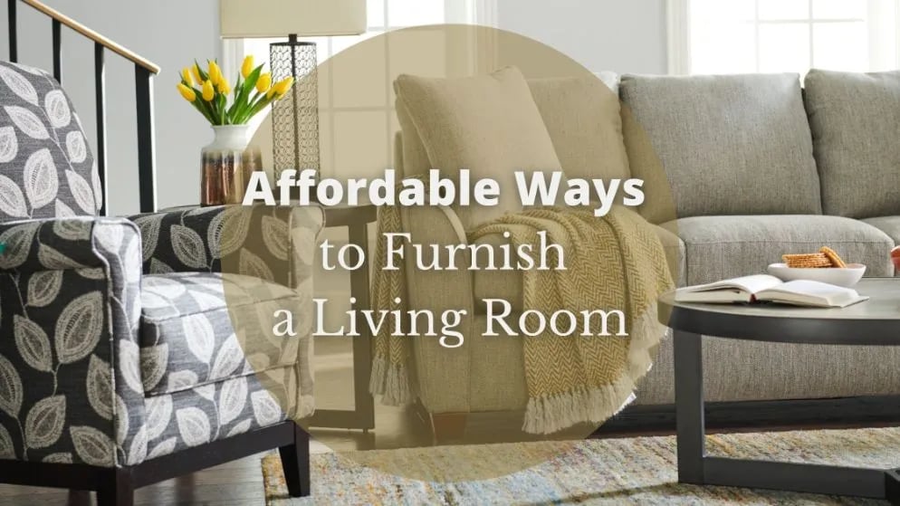 Des moyens abordables de meubler votre salon