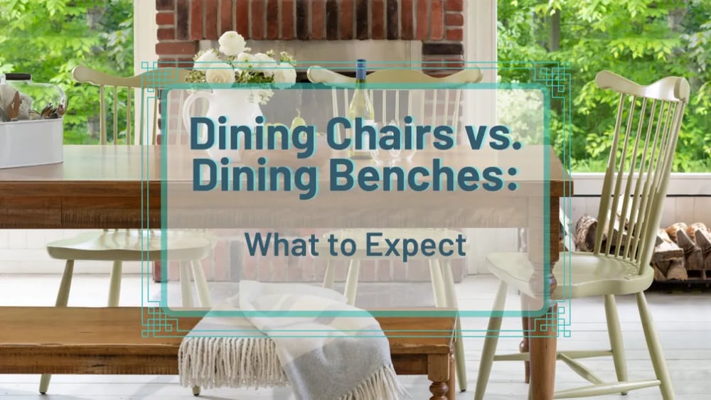 Chaises de salle à manger ou bancs de salle à manger : Quelle est la meilleure solution pour votre salle à manger ?
