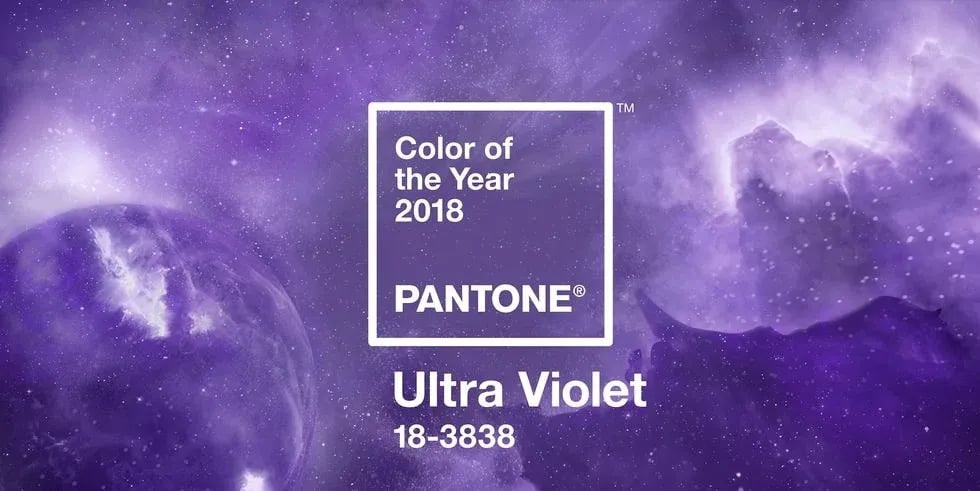 La couleur de l'année 2018 de Pantone