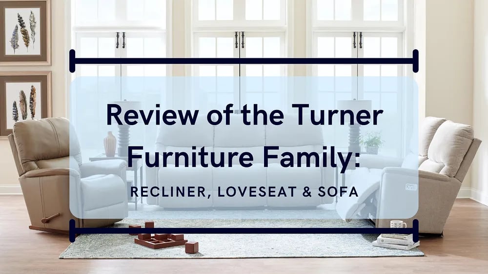 Examen de la famille de meubles Turner de La-Z-Boy : Recliner, Loveseat et Sofa