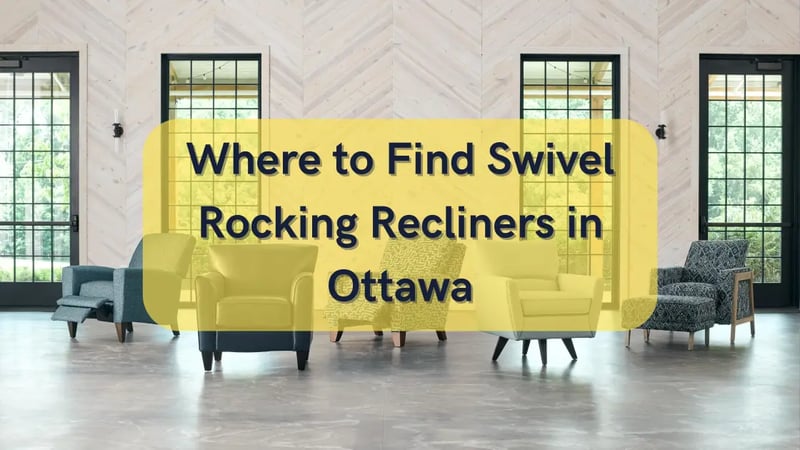 Où trouver des fauteuils inclinables pivotants à Ottawa, Ontario