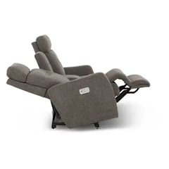 Lennon Power Wall Reclining Loveseat w/ Headreset, Lumbar & Console