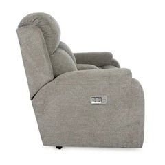 Fauteuil inclinable à commande électrique Dorian avec appui-tête, support lombaire et console