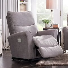 Fauteuil inclinable électrique Rowan avec appui-tête et support lombaire