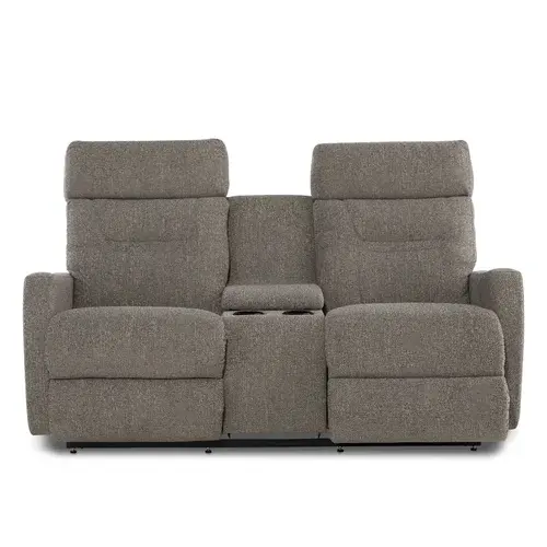 Lennon Power Wall Reclining Loveseat avec appui-tête, support lombaire et console