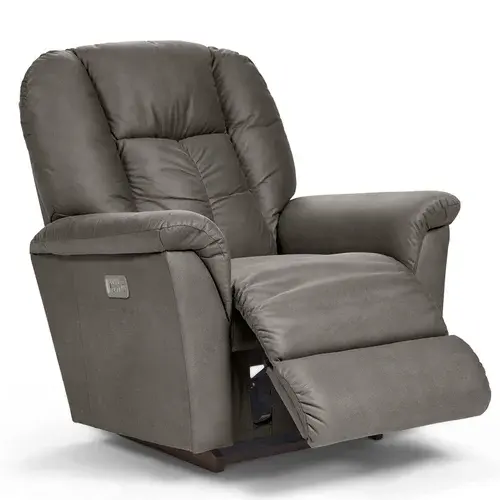 Fauteuil inclinable en rocker Jasper avec appuie-tête et soutien lombaire